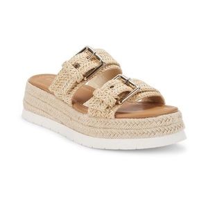 Scarla Espadrille Platform Slides